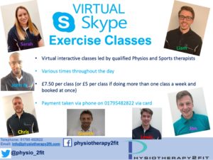 virtual skype exercise class